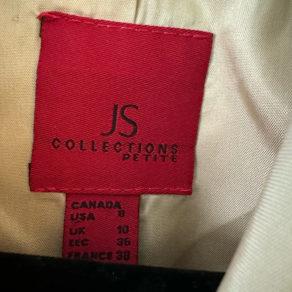 JS Collections  8P Gold Beaded Jacket! Button down , fitted ! High end l… - Picture 2 of 14